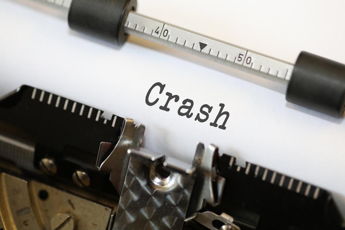 crash typewriter